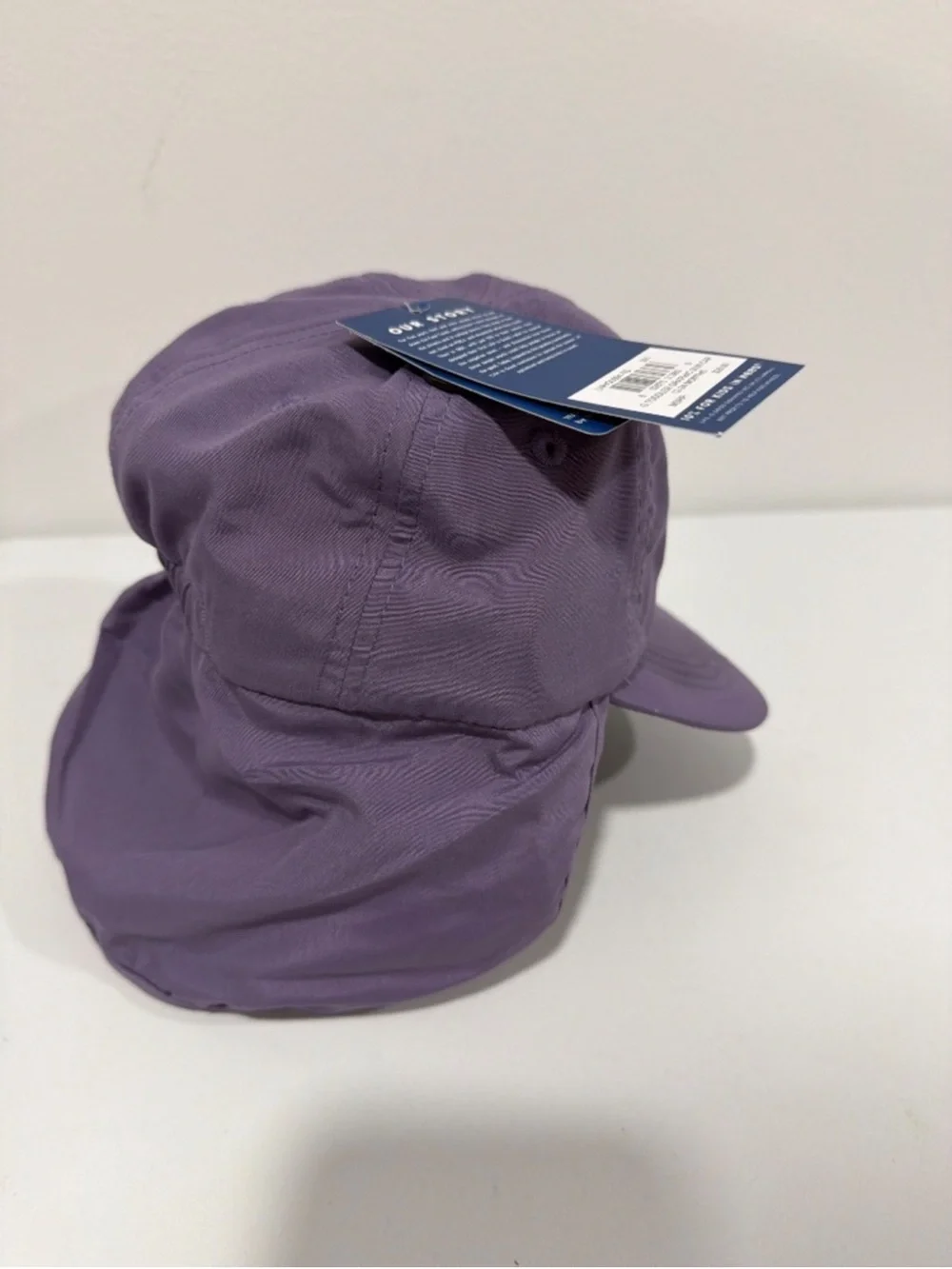 Life is Good UPF50 Purple Yellow Graphic Sun Cap Protective Neck